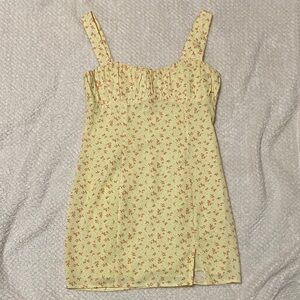 Princess Polly Yellow Floral Dress